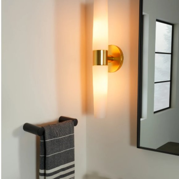 Moen Align 9 in. Modern Hand Towel Bar Matte Black YB0486BL - Picture 3 of 6